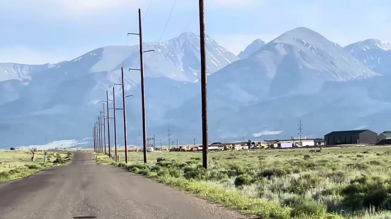 Oak Creek Grade Near Westcliffe - WE HAVE SOME BIG MOUNTAINS! ⛰️⛰️⛰️