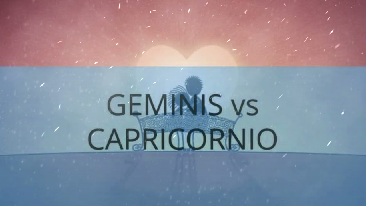 Mujer Géminis Hombre Capricornio