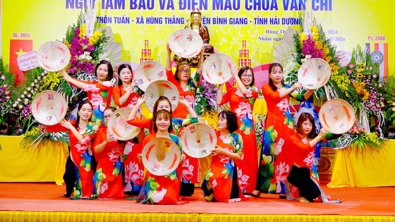 Múa chùa tôi CLBVN phật tử chùa Phúc Linh HẢI DƯƠNG