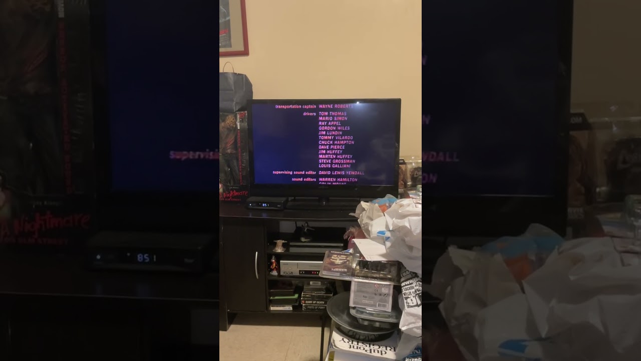 End credits to Halloween 3 videocassette 📼 inc 1983