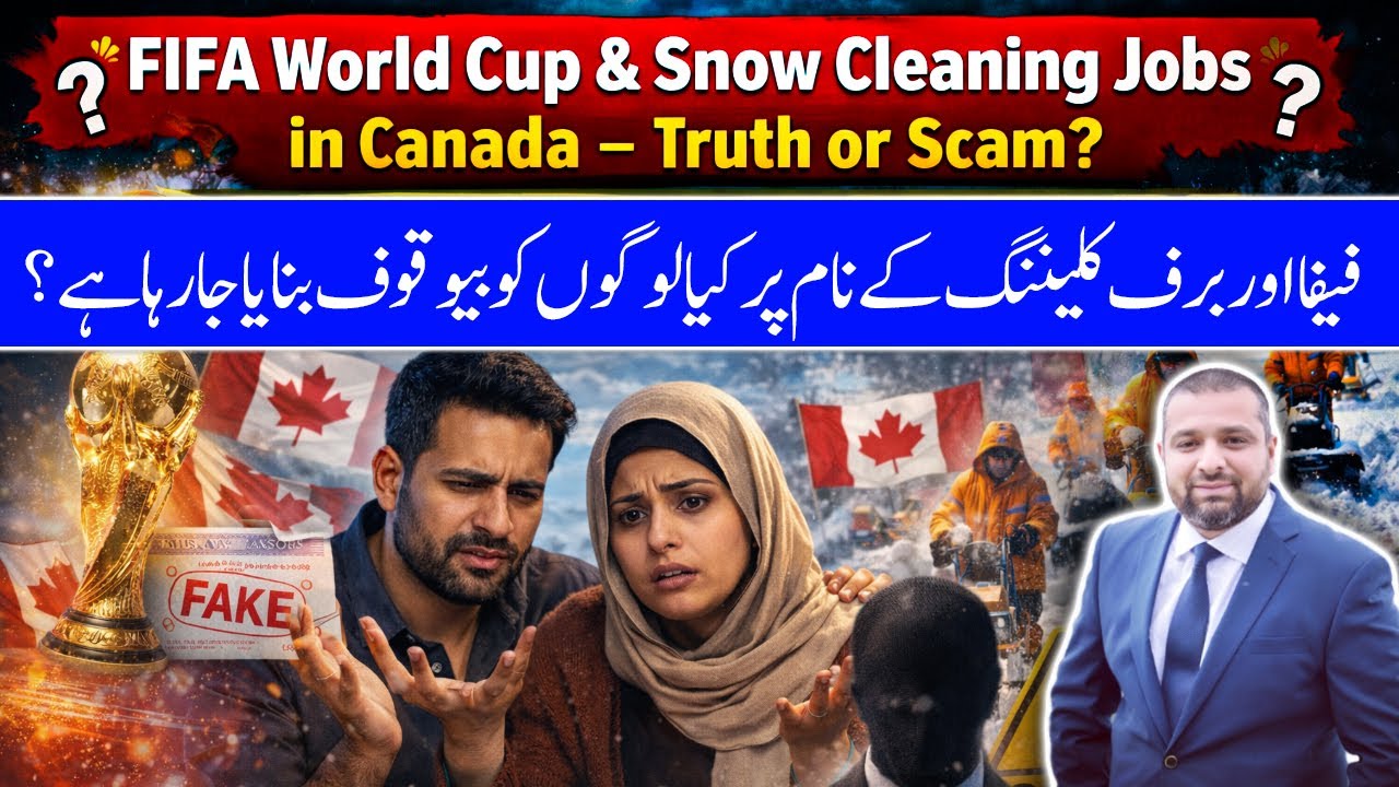 FIFA World Cup Visa & Snow Cleaning Jobs in Canada 🇨🇦 | Truth or Immigration Scam?