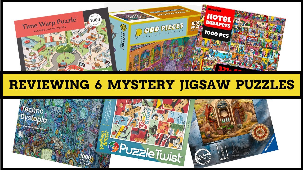 Reviewing 6 Mystery Jigsaw Puzzles - SPOILER-FREE