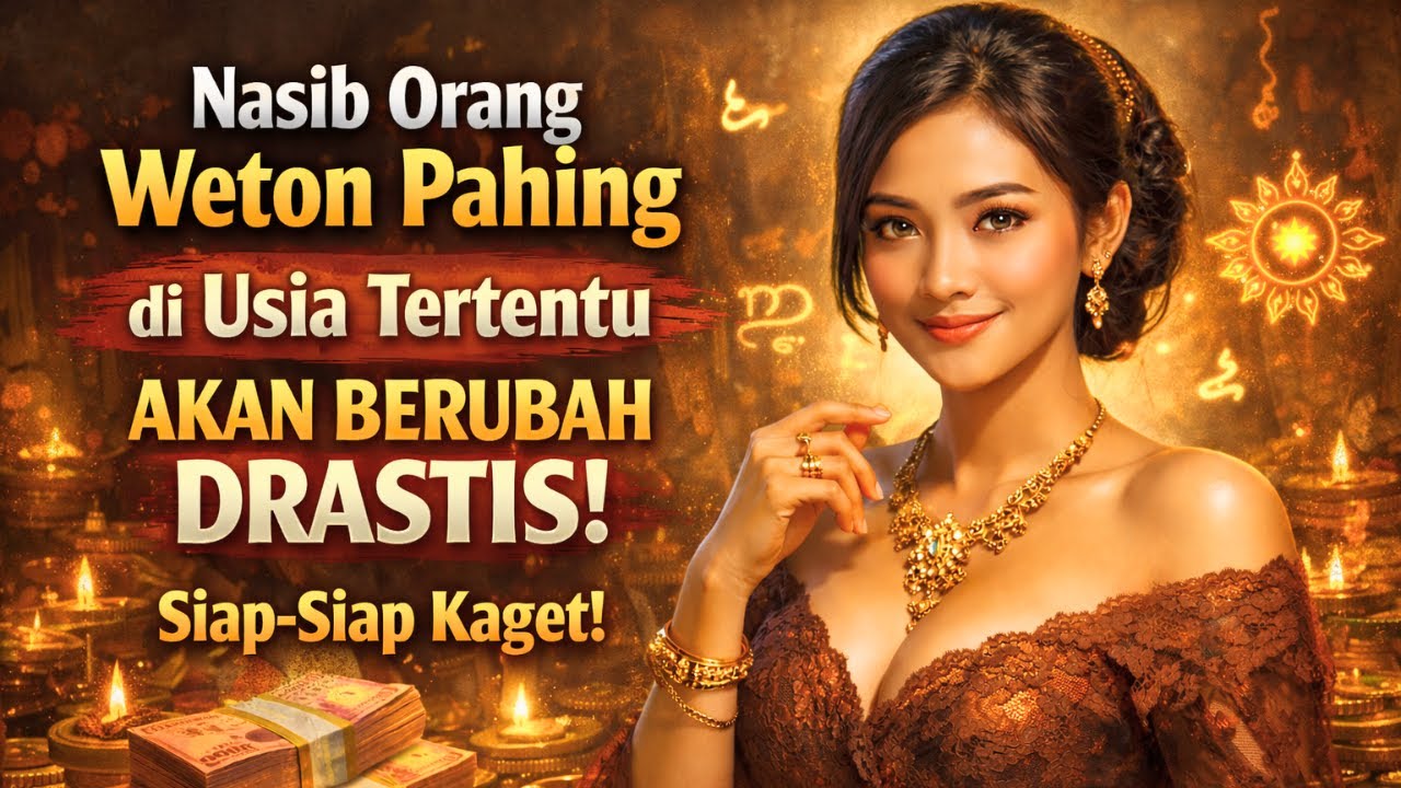 SIAP-SIAP KAGET ‼️ Nasib Orang Weton Pahing di Usia Tertentu Akan Berubah Drastis ‼️