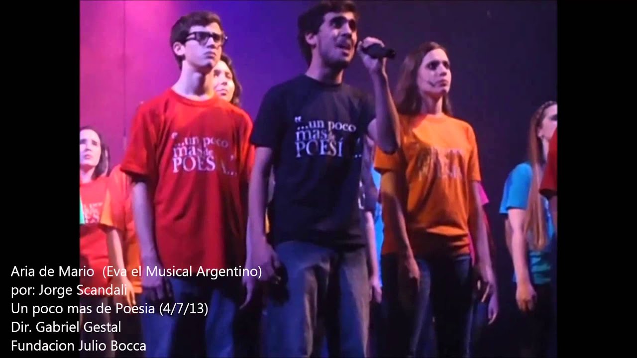 Jorge Scandali - Aria de Mario (Eva, El Musical Argentino)