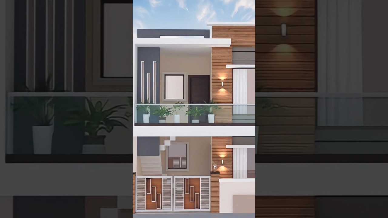 house front elevation | trending Duplex design | latest Elevation | #elevation