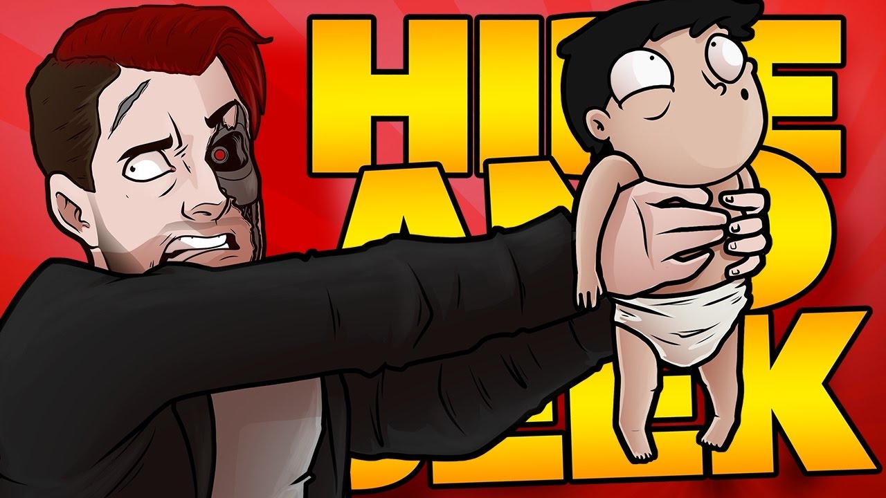 Gmod Hide & Seek Funny Moments: GET TO THE CHOPPER, Baby Mod & The News Team!