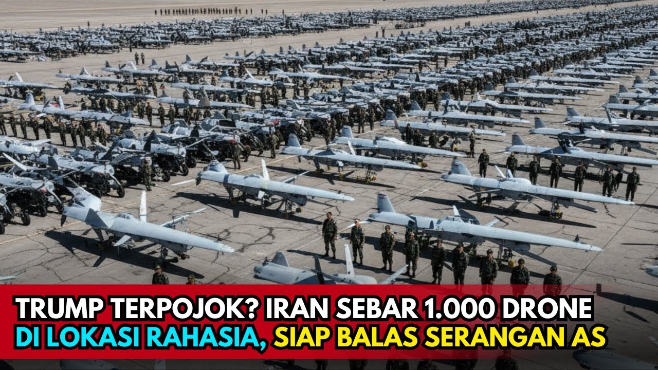 Kiamat Selat Hormuz? Iran Lepas 1.000 Drone Pembunuh Untuk Kepung Armada AS