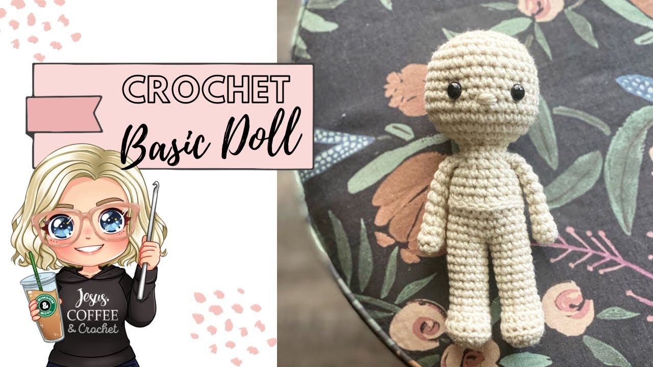 Простой урок по вязанию крючком куклы