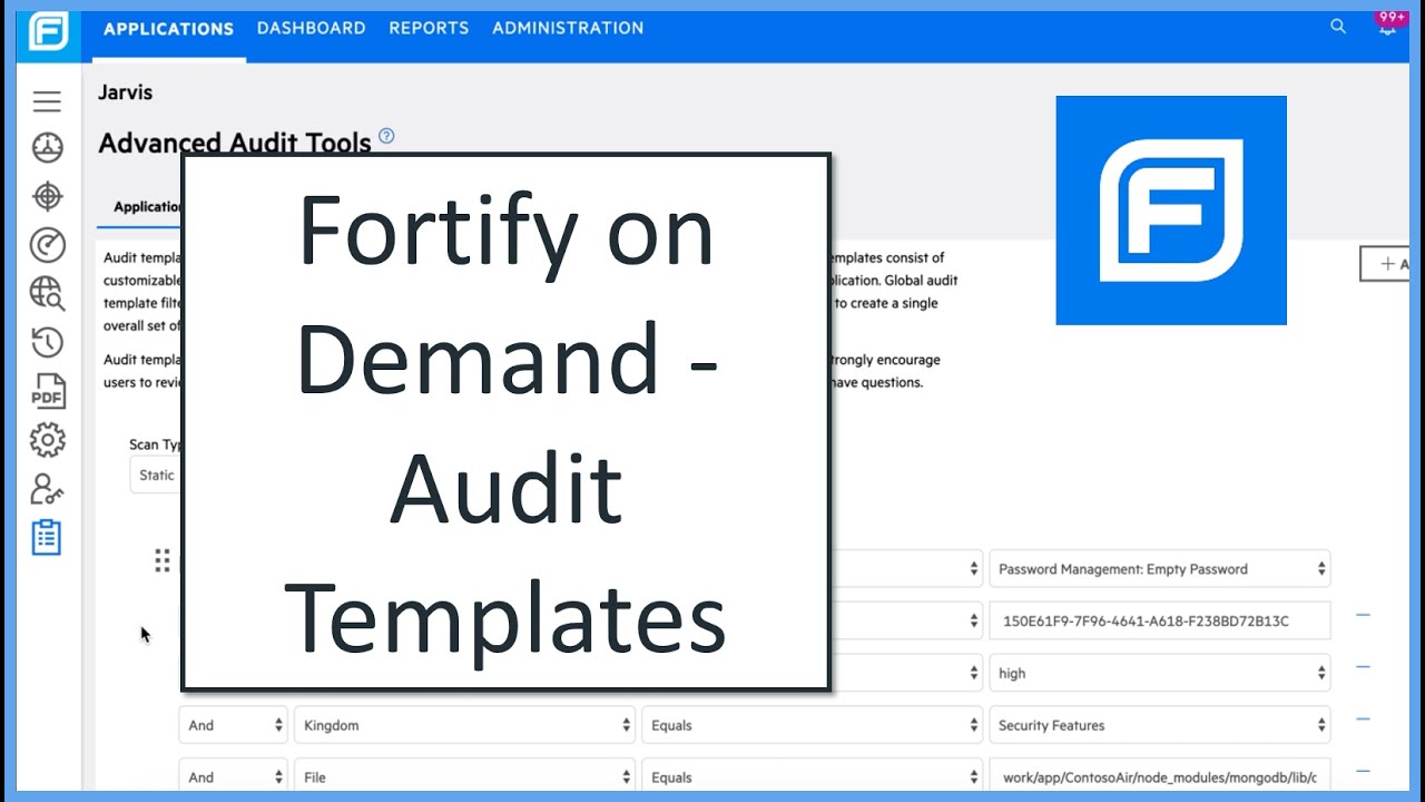 Fortify on Demand - Audit Templates (Reducing False Positives)