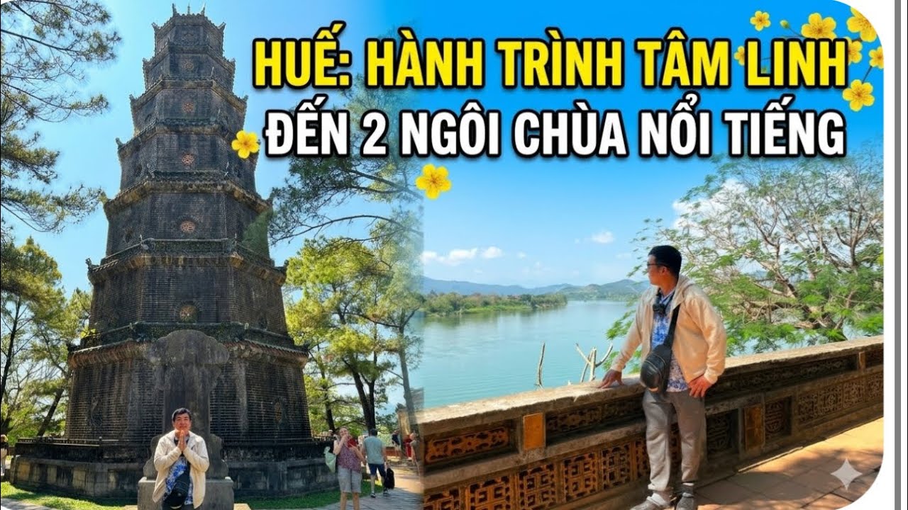 Huế ngày 2 viếng chùa Thiên Mụ và chùa Huyền không Sơn Thượng  nghe ca Huế trên sông Hương