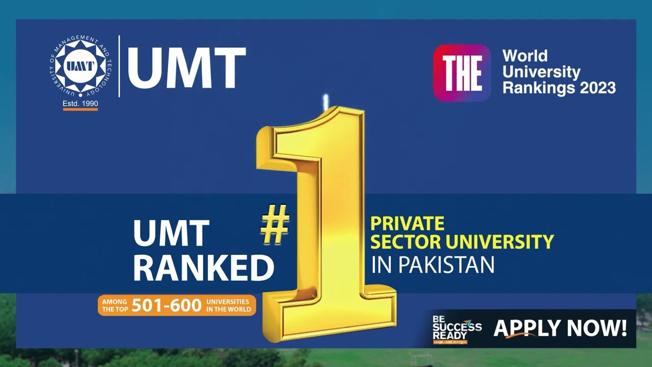 We are UMT. We are Number 1.