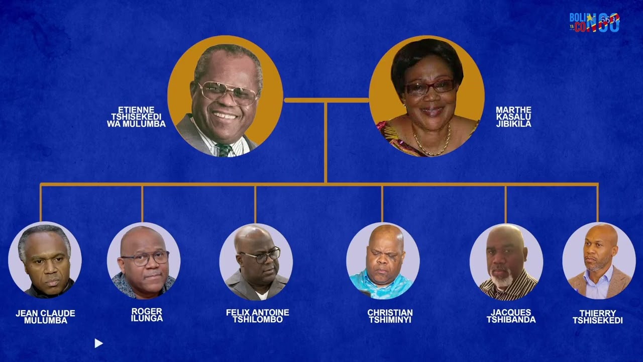 ARBRE GENEALOGIQUE DE LA FAMILLE TSHISEKEDI