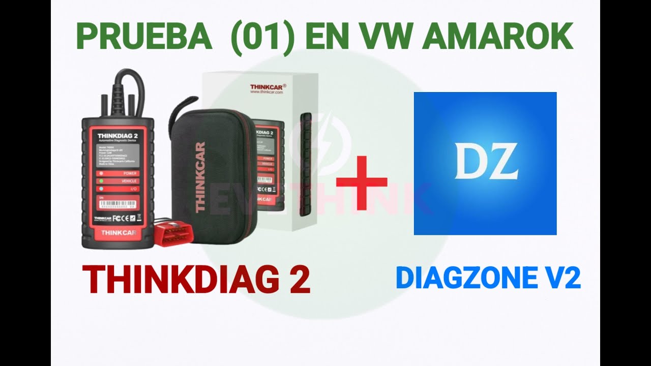 THINKDIAG 2 + DIAGZONE  PRUEBA EN VW AMAROK V6