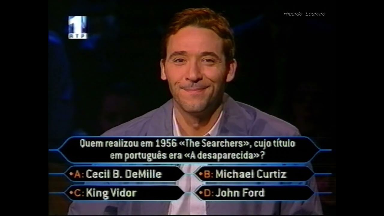 RTP1 - Quem quer ser Milionário Março 2001