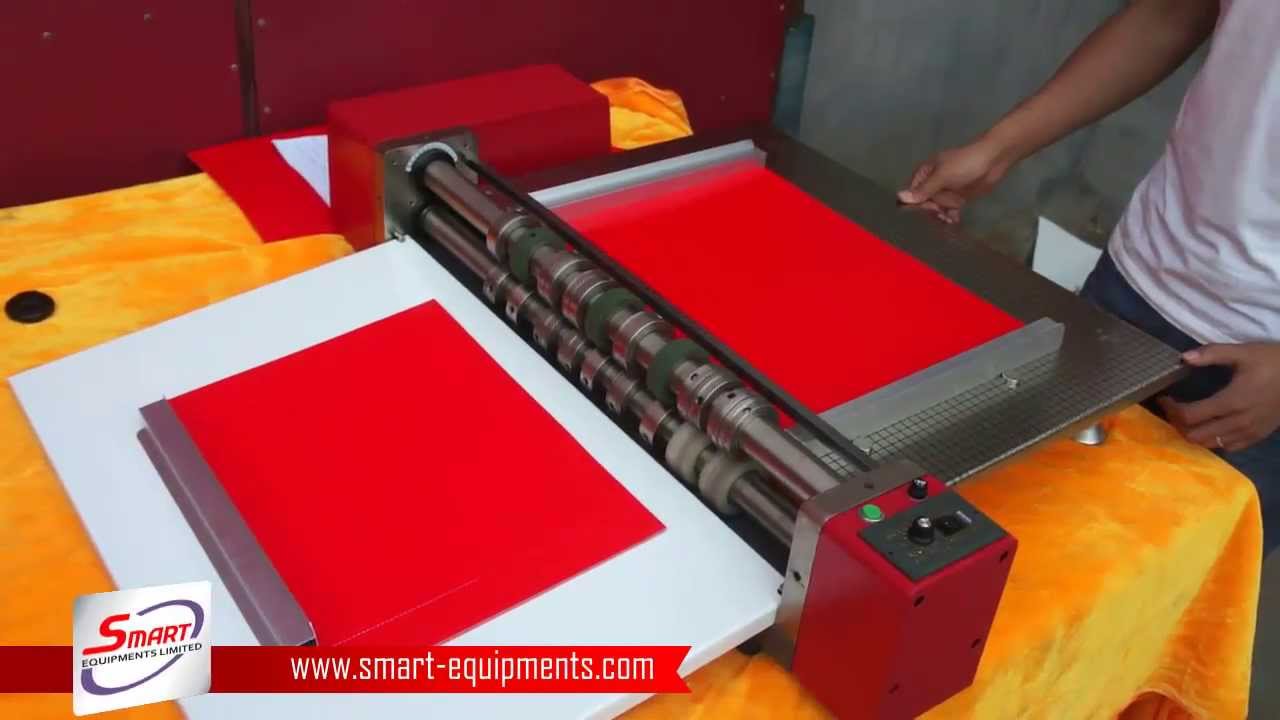 Creasing and perforation machine