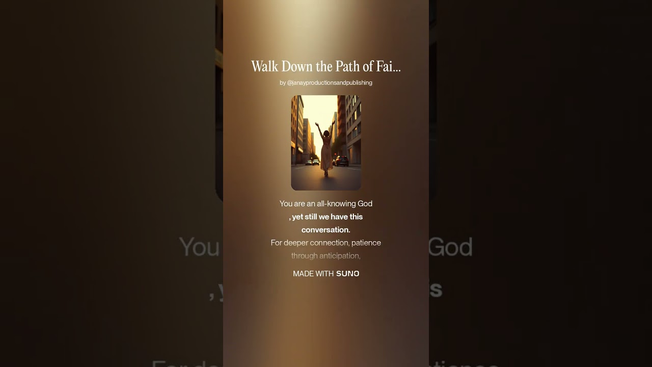 Walk Down the Pathway of Faith