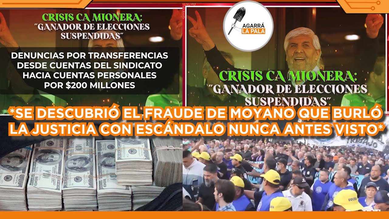 SE DESCUBRIÓ FRAUDE DE MOYANO EN CAMIONEROS QUE BURLA A LA JUSTICIA CON ESCÁNDALO NUNCA VISTO