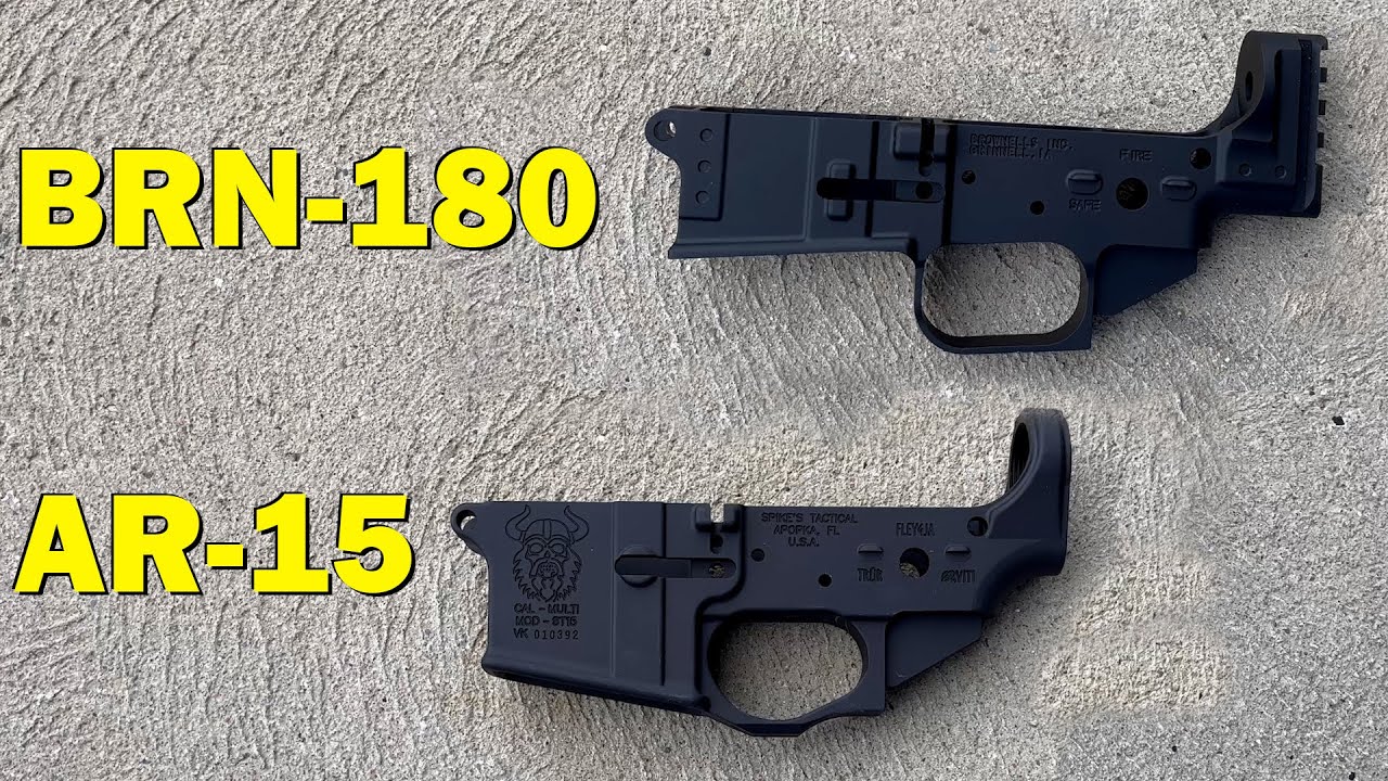 AR-15 VS BRN180: What's the Difference?