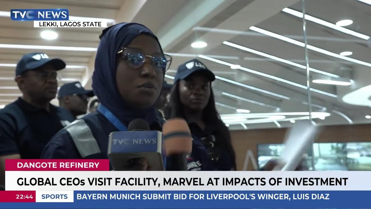 Dangote Refinery: Global CEOs Visit Facility, Marvel At Impacts Of Investment