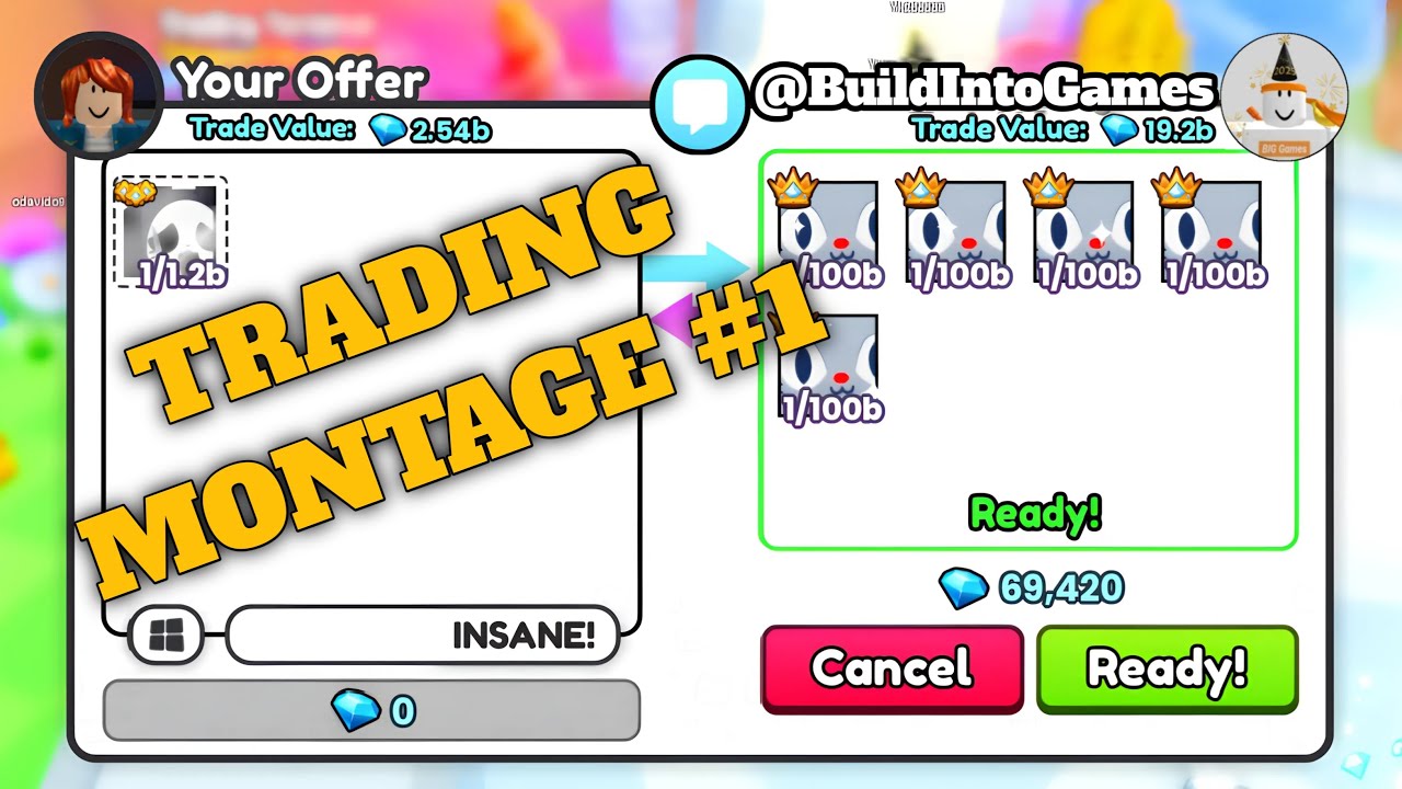 I just traded my Shiny Huge Reindeer and got more Titanic, making insane profits! Trading Montage #1