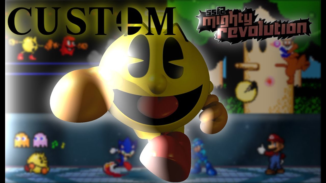 | SSF2 Mods 9b: Pac-Man (Custom moveset) | Matix 64 | Mighty Revolution Team |