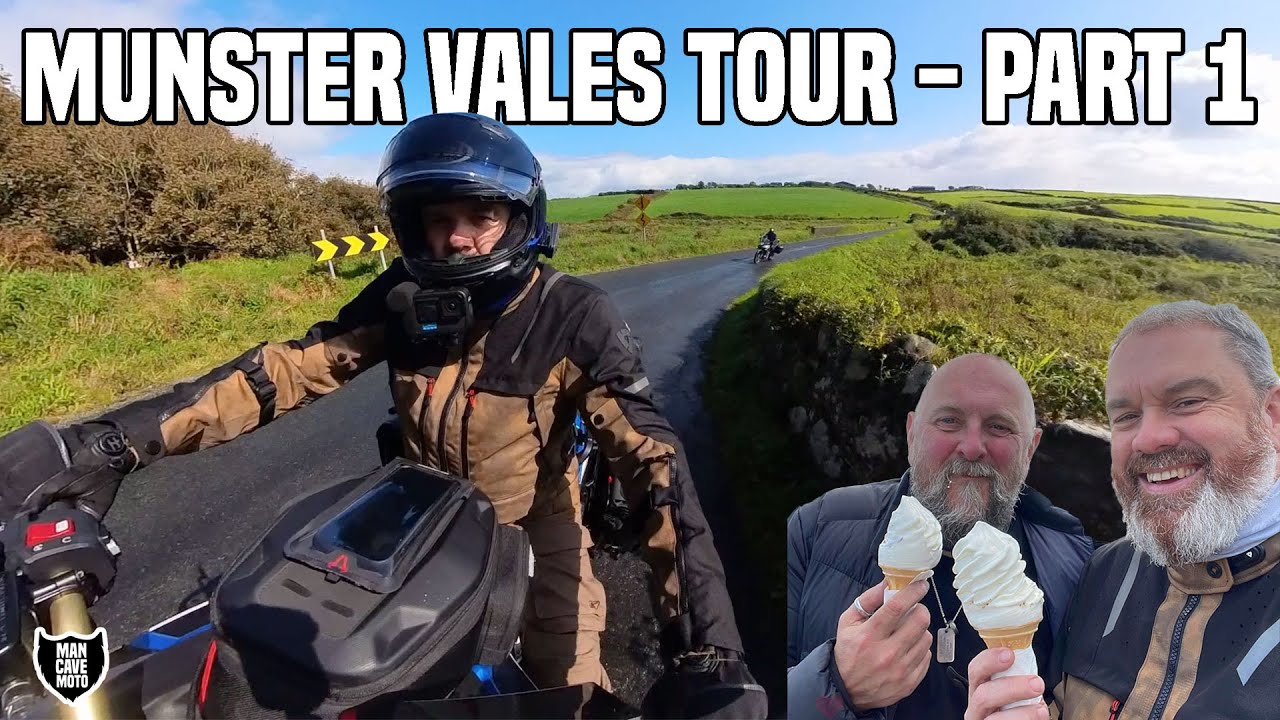 Munster Vales pt.1 - Getting the ferry to Rosslare and Riding the Copper Coast!