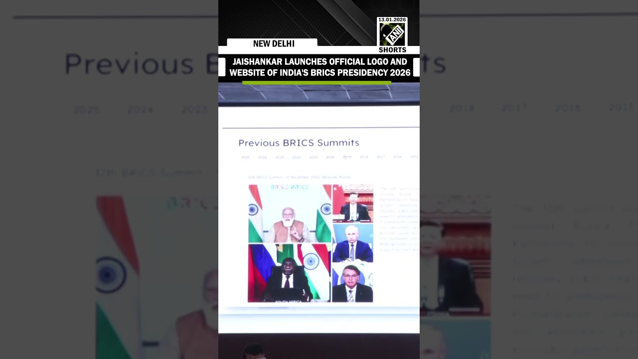 EAM Jaishankar launches official logo and website of India's BRICS Presidency 2026
