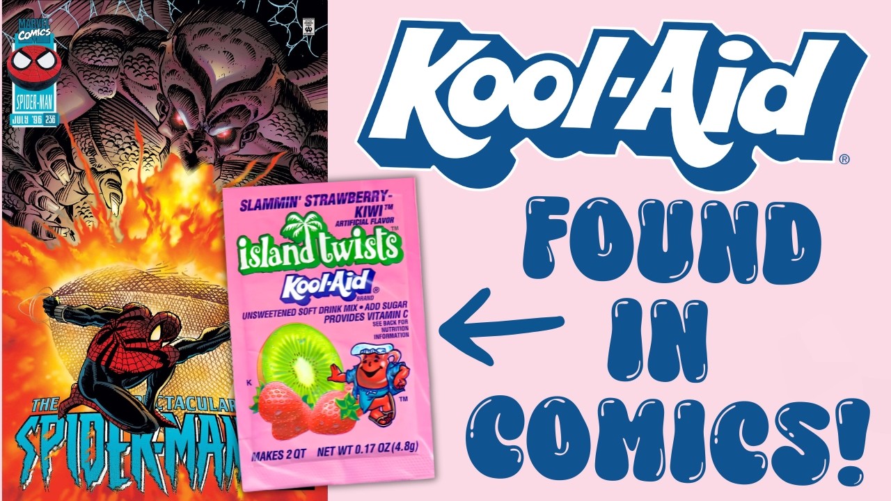 Пакетики Kool-Aid в КОМИКСАХ 1996 года?