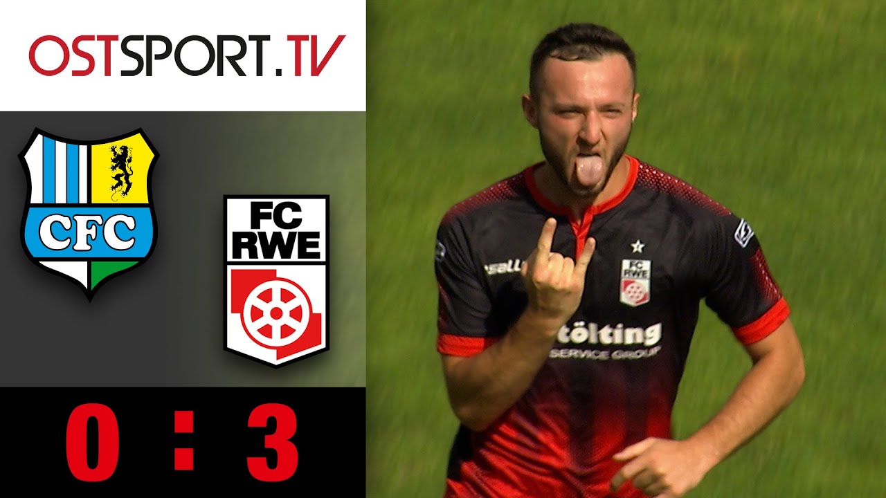 RWE schießt sich warm fürs Derby: Chemnitz - Rot-Weiß Erfurt | Regionalliga Nordost | OSTSPORT.TV