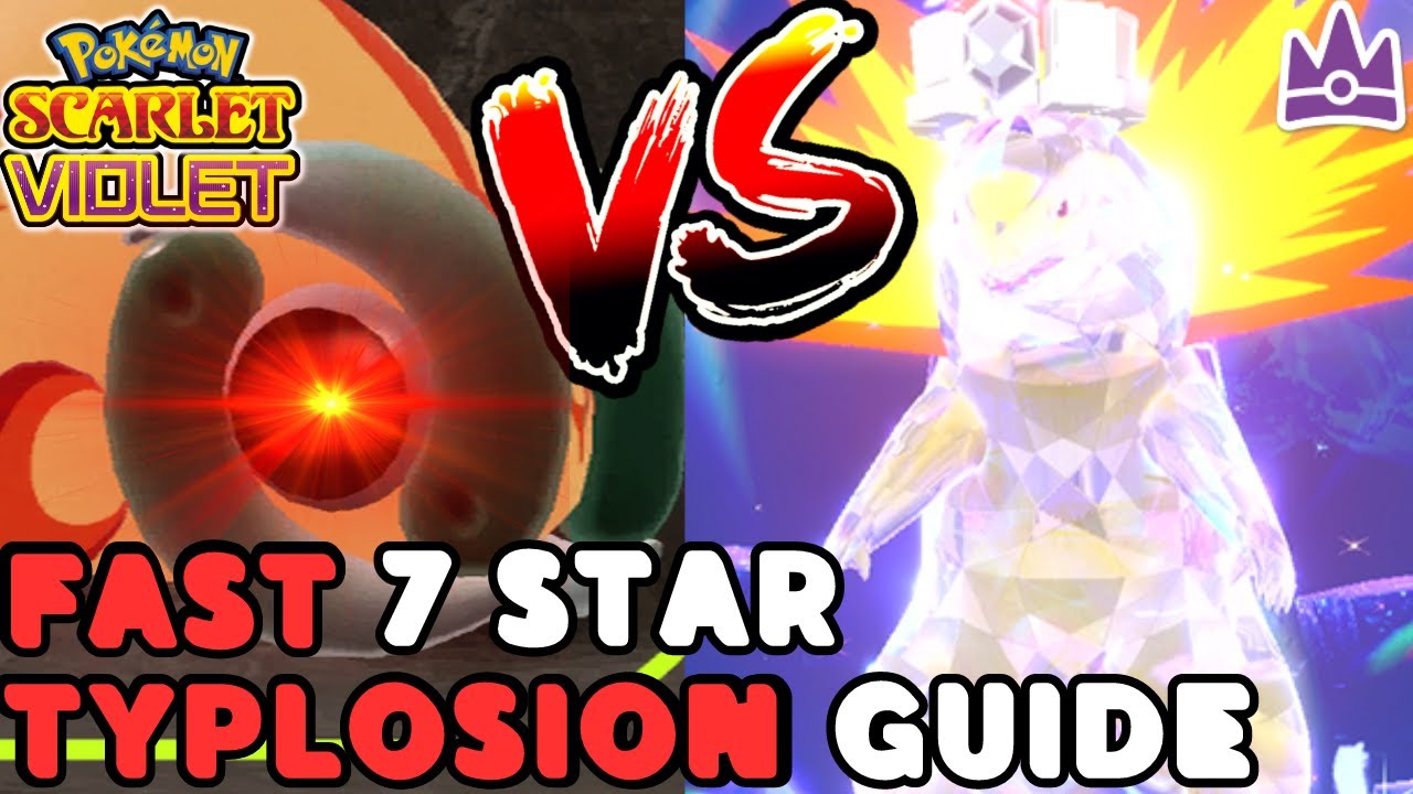 FAST 7 Star TYPHLOSION Raid Guide for Pokemon Scarlet and Violet