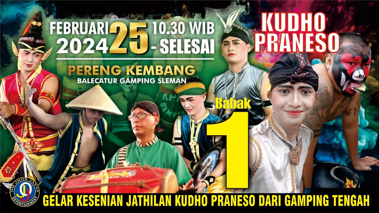 Kudho Praneso Babak 1 Full Durasi √ Live Tunda Pentas di Pereng Kembang