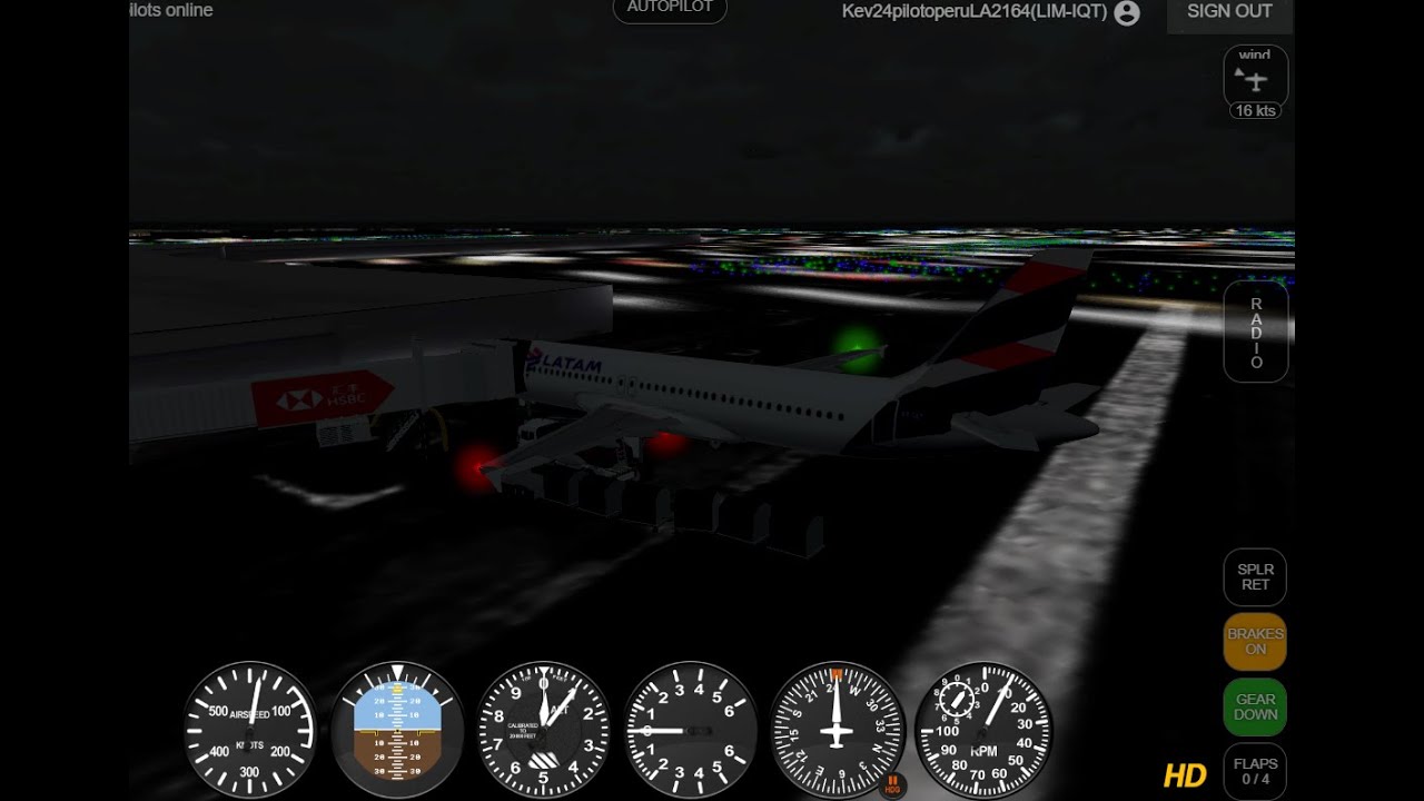 (Geofs) Lima - Iquitos (LIM - IQT) LA2164 LATAM A320