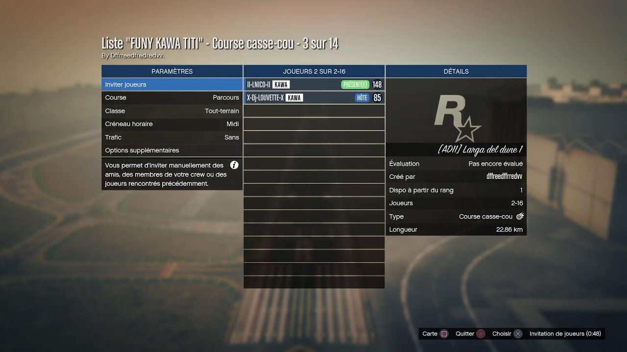 Live GTA5 LISTE AVEC LA TEAM