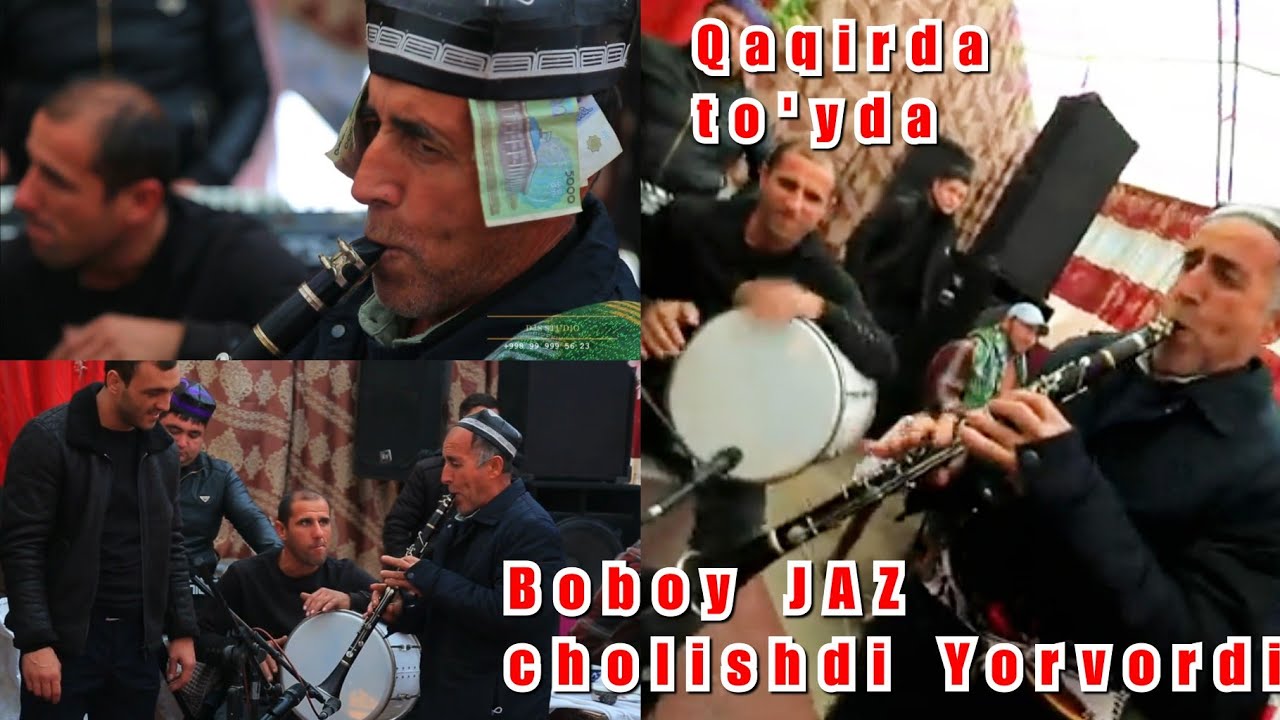 Boboy Jaz cholishdi yorvordi. Qaqirda to'yda- G'iyosbek Maavlonov Ustozlari bilan.