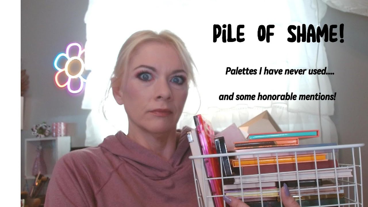 Pile of Shame - Palettes I have never used Feb 2026 (redo)