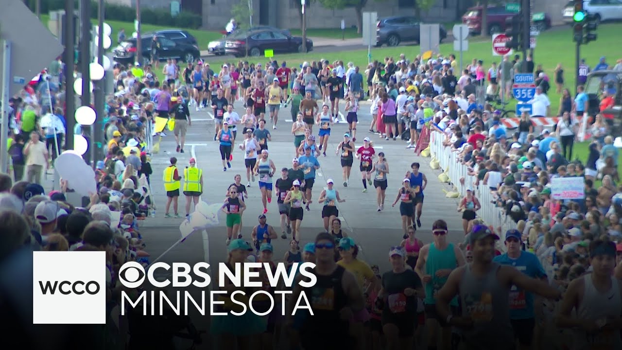 Runners brave the heat for the Twin Cities Marathon