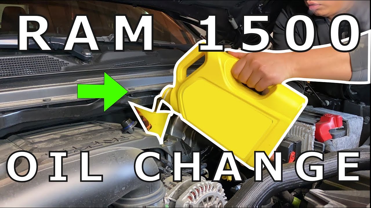 2019 RAM 1500 Oil Change | 5.7 Liter HEMI V8