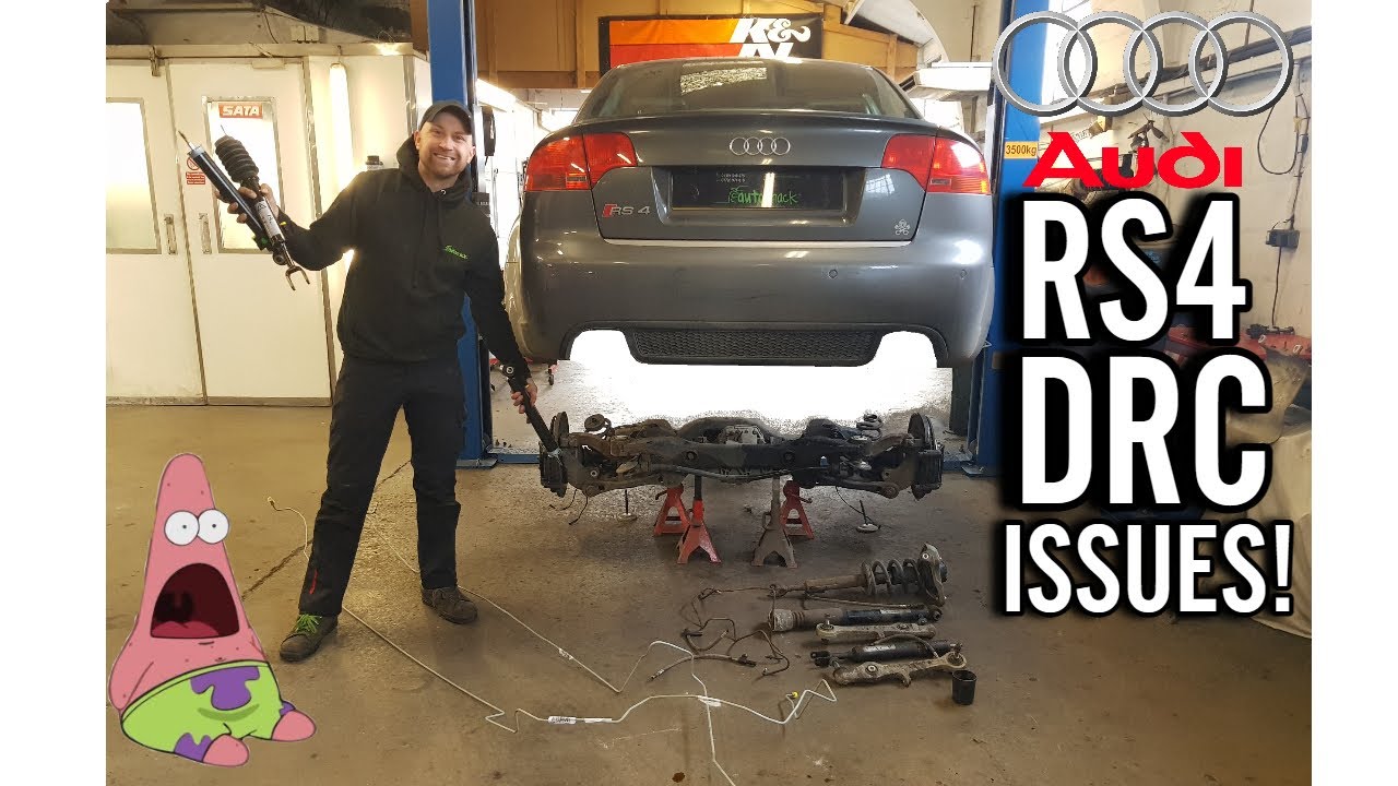 AUDI RS4 DRC Problems and Repacement! B7 DYNAMIC RIDE CONTROL SUSPENSION ISSUE!
