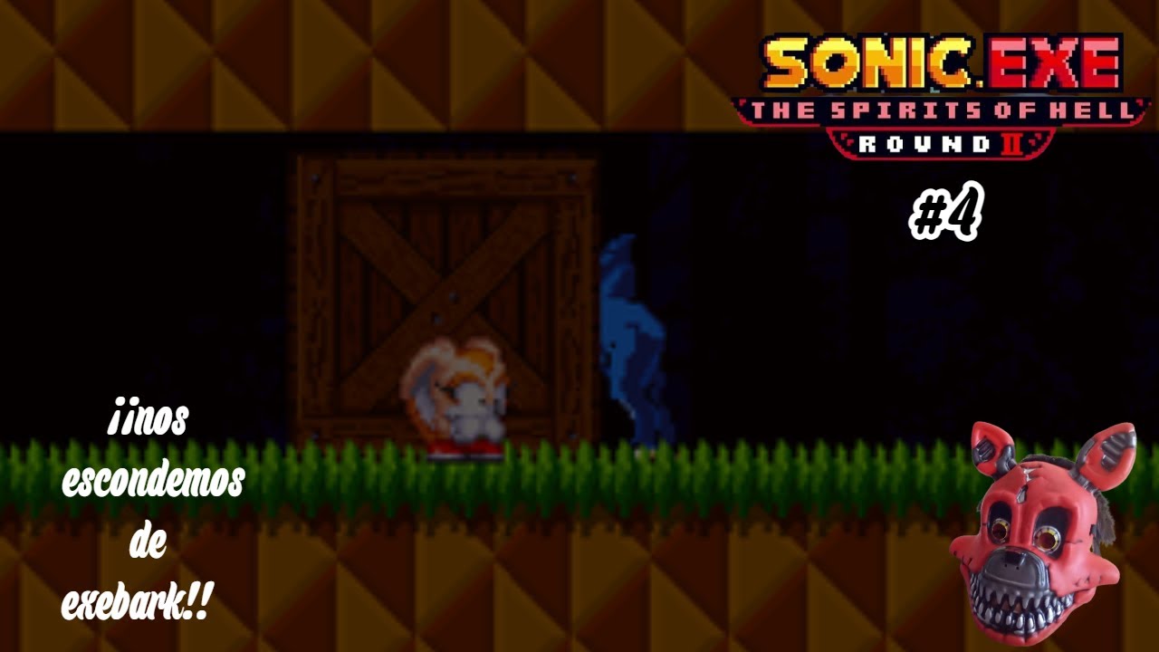 &iexcl;&iexcl;NOS ESCONDEMOS DE EXEBARK!! jugando sonic.exe spirits of hell round 2 #4