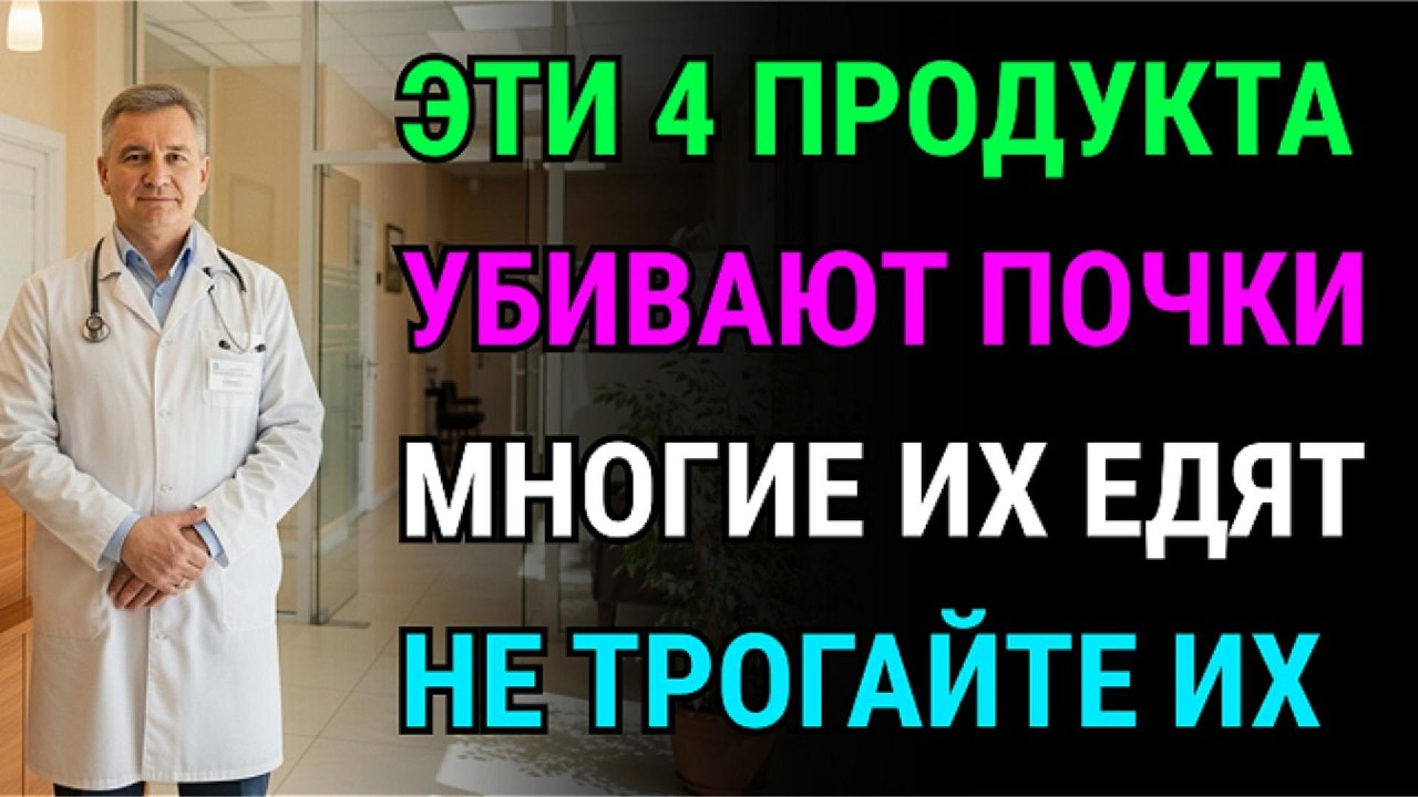 Эти 4 продукта — тихие убийцы почек, а вы едите их каждый день! Предупреждение врачей.