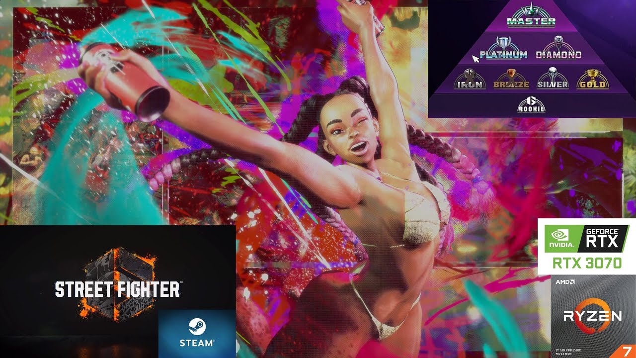 Street Fighter 6 [Steam] Summer KIMBERLY Mods RANKED MATCHES: Iron to Bronze