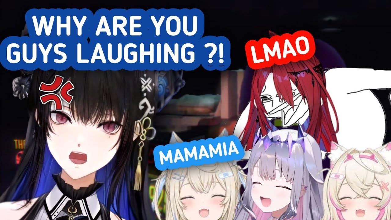 (ALL POV) Liz, Biboo & Fuwamoco Can't Stop Laughing at Nerissa's Ghost Voice [Nerissa Ravencroft]