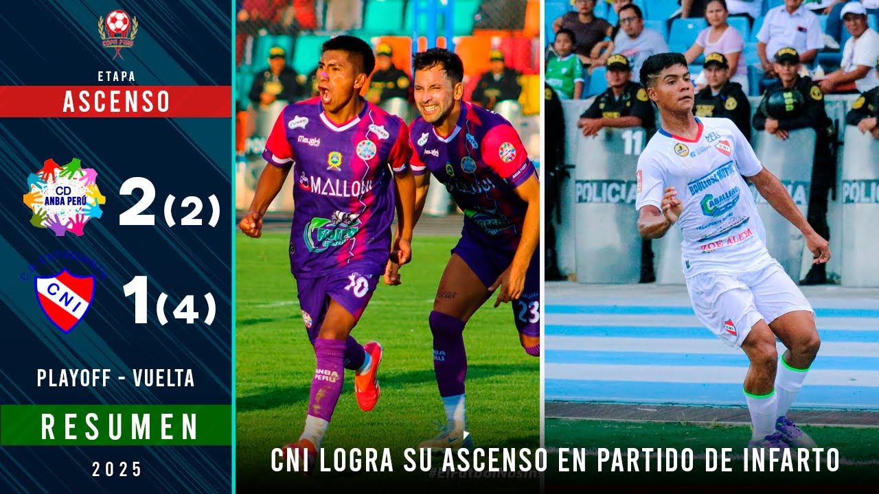 ANBA PERÚ vs ESTUDIANTIL CNI (2-1 | 2-4 pen) | RESUMEN - PLAYOFF (Vuelta) 2025 | Liga 3 vs Copa Perú