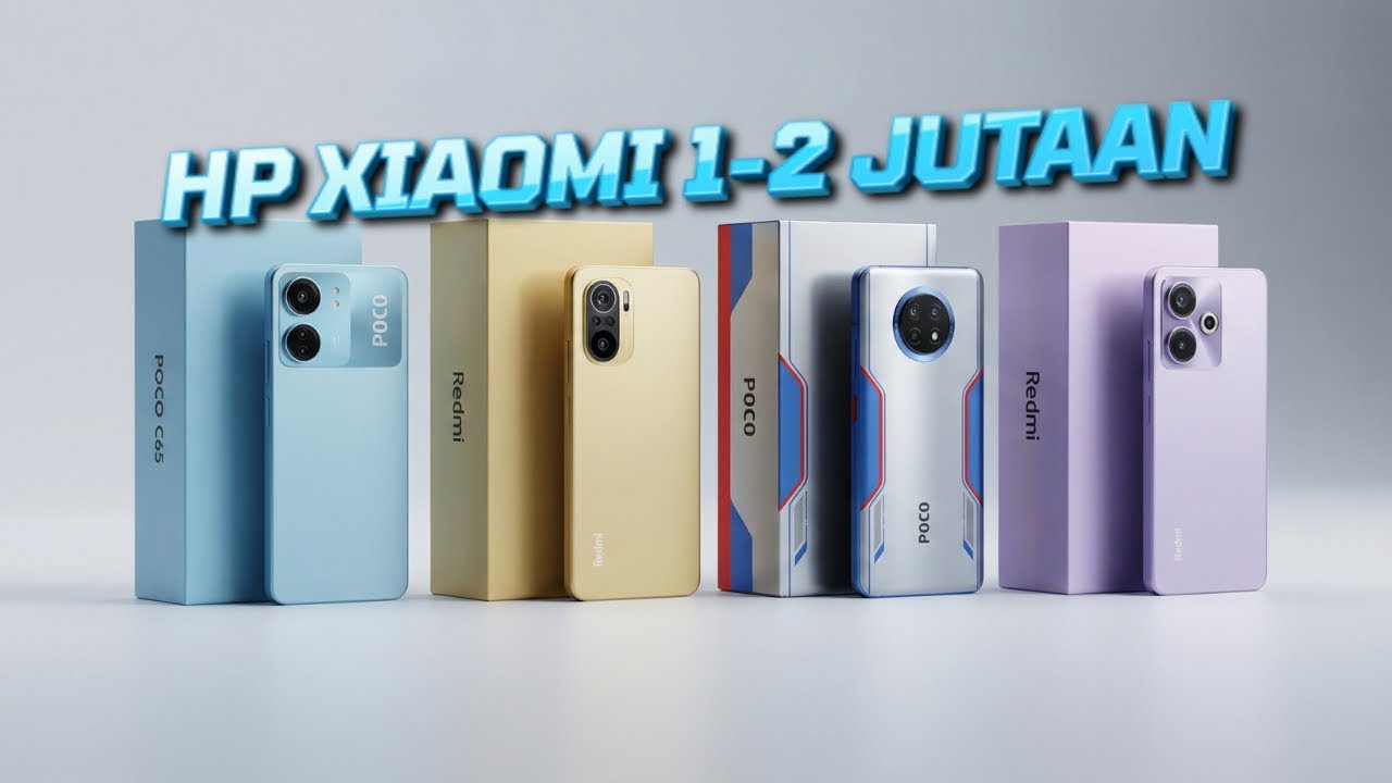 7 HP Xiaomi 1-2 Jutaan Terbaik 2026 | Spek Dewa, Gaming Lancar & Kamera Jernih