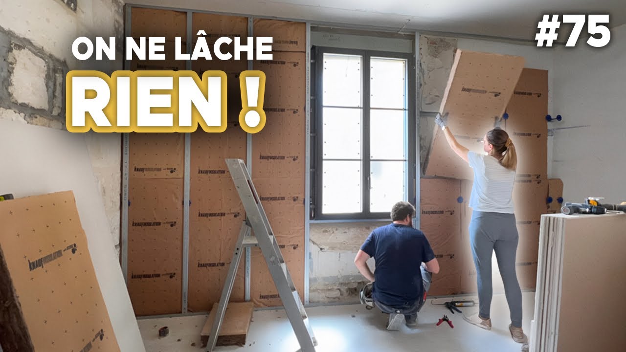 ON NE LÂCHE RIEN !! - Vlog rénovation #75 | tribulationsdanais