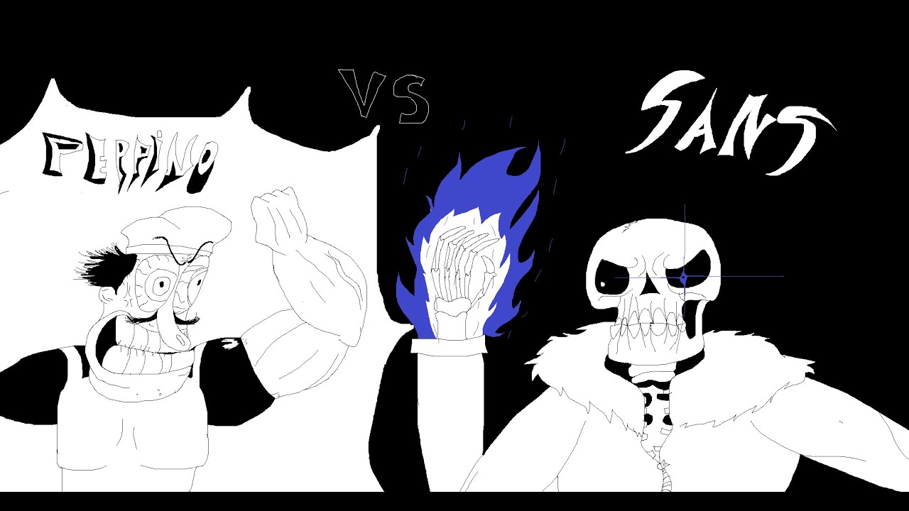 Peppino Spaghetti (Pizza Tower) VS Sans (Undertale) (Pivot Animation)