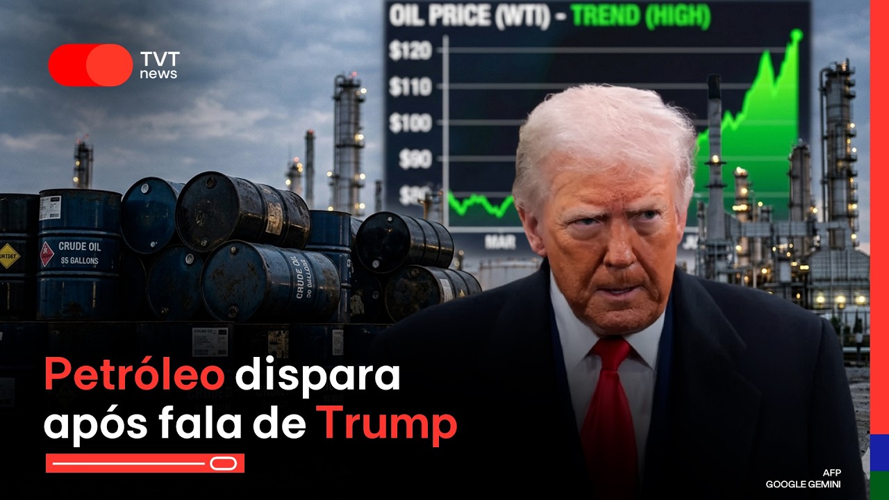 Petr&oacute;leo dispara ap&oacute;s fala de Trump | TVT News 1&ordf; Edi&ccedil;&atilde;o - 02/04/2026