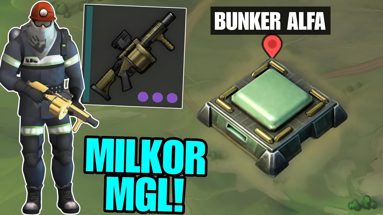 С этими мощными пулеметами Milkor вы легко зачистите бункер Альфа! - Last Day on Earth: Survival