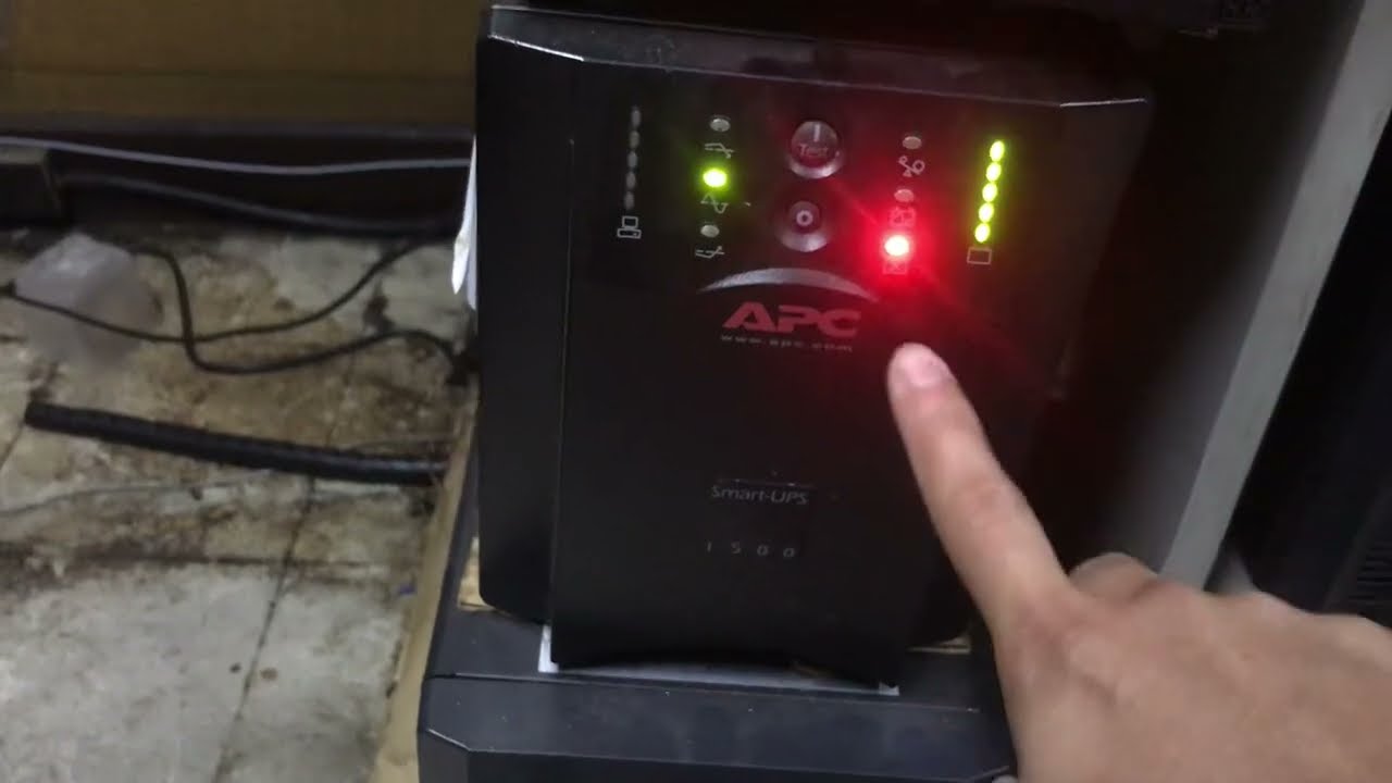 APC Backup UPS battery fault errors 24volts 18ah 2S