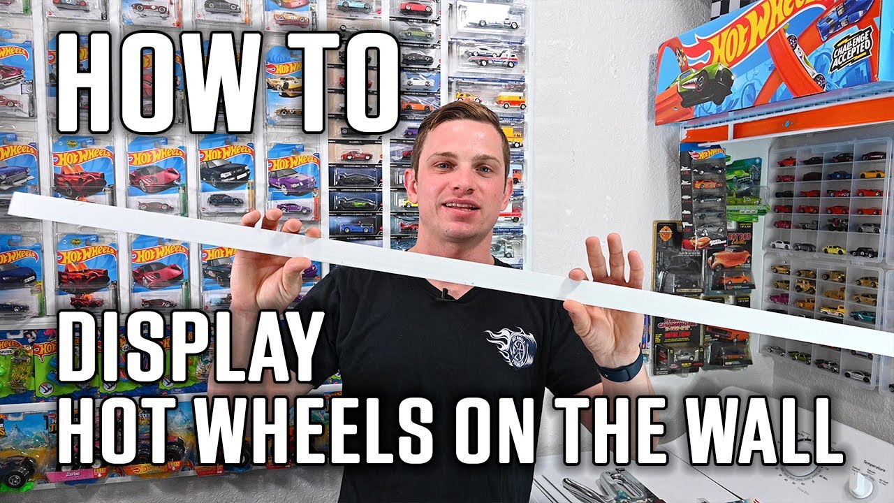 How To Display Hot Wheels On The Wall - CHEAP & EASY!
